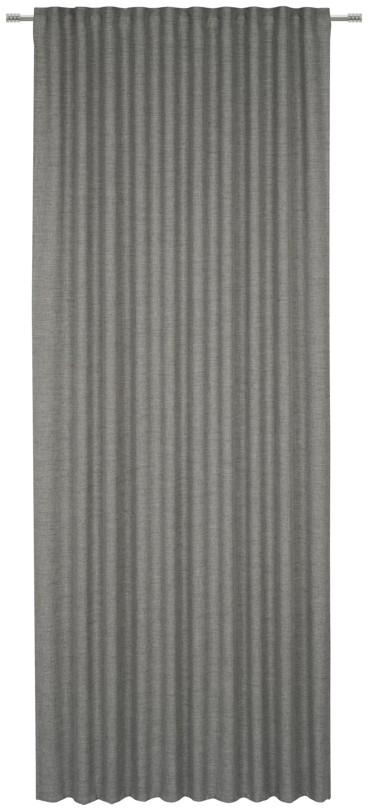 HOTOVÝ ZÁVES, nepriehľadné, 140/245 cm - sivá, Basics, textil (140/245cm) - Esposa
