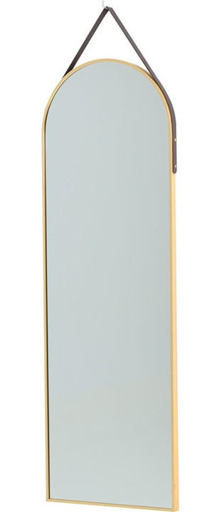 VÄGGSPEGEL 40/122/3 cm    - silver/guldfärgad, Design, metall/glas (40/122/3cm) - Best Price