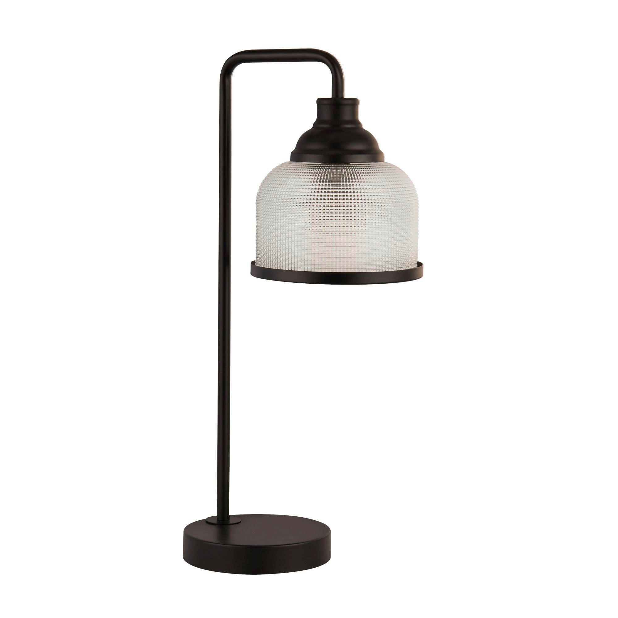 BORDSLAMPA Highworth 15/45 cm   - klar/svart, Basics, metall/glas (15/45cm)