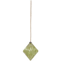 ZÁVESNÁ DEKORÁCIA - zelená, Trend, sklo (20/21cm) - Ambia Home