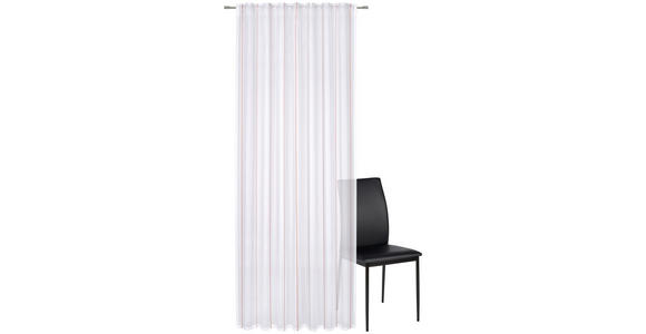 FERTIGVORHANG transparent - Kupferfarben, Design, Textil (140/255cm) - Novel