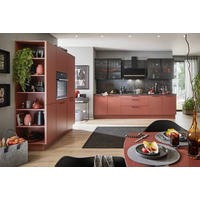 EINBAUKÜCHE Scala  - Rosa, Design, Holzwerkstoff - Moderano