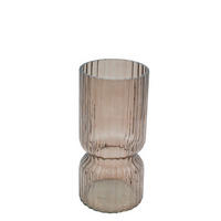 VASE  - Grau, Basics, Glas (11,1/23cm)