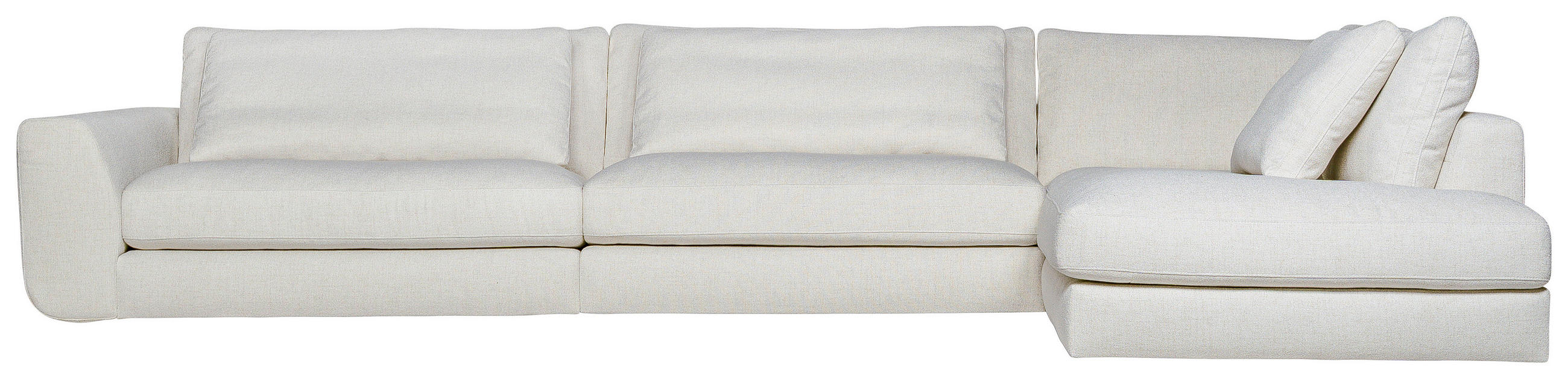 SOFFA i manchester beige  - beige, Klassisk, metall/trä (379/85/110/232cm) - Novel