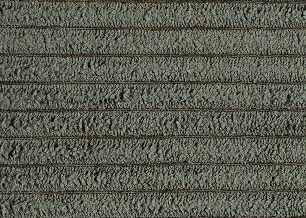 ECKSOFA in Cord Grün  - Schwarz/Grün, Design, Textil/Metall (178/302cm) - Beldomo Style