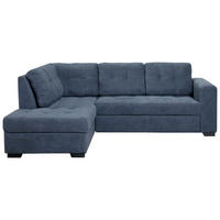 SJEDEĆA GARNITURA tekstil  tamno plava   - tamno plava, Design, tekstil (172/246/80cm) - Xora