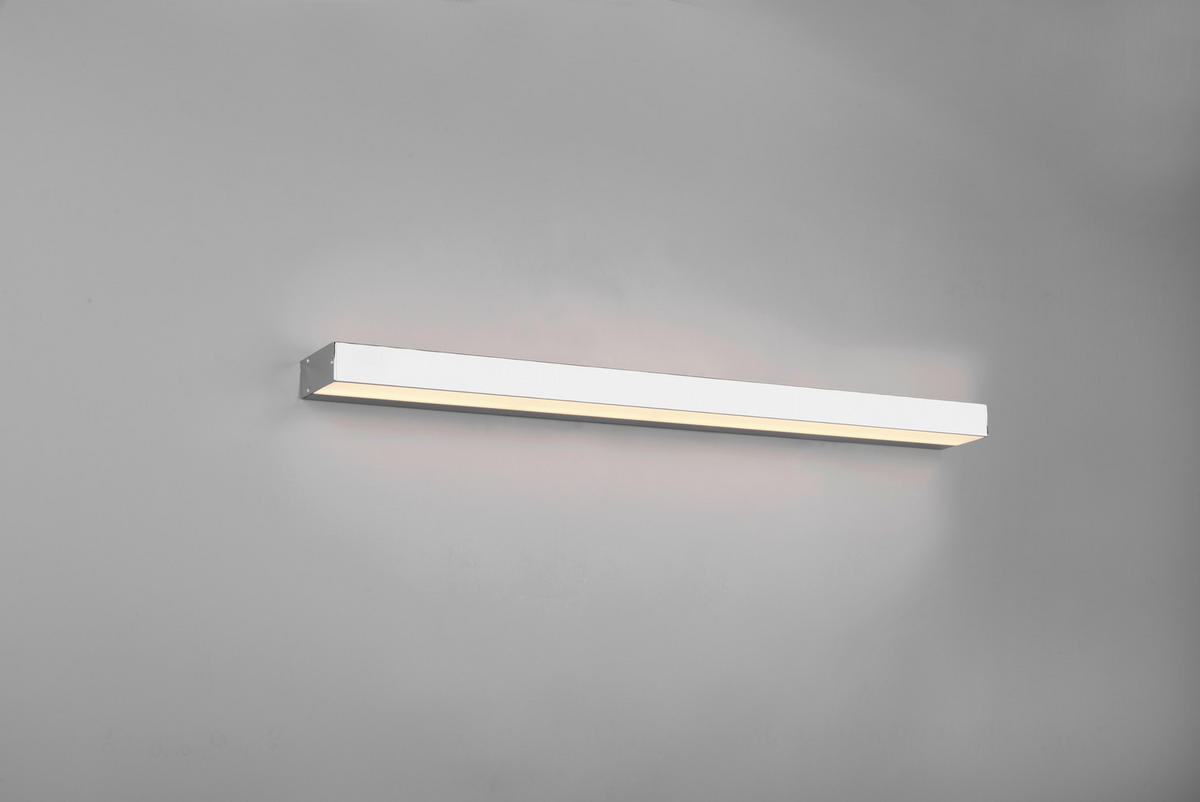 BADEZIMMER-WANDLEUCHTE - Chromfarben/Weiss, Basics, Kunststoff/Metall (3,6/90/8cm) - Trio Leuchten