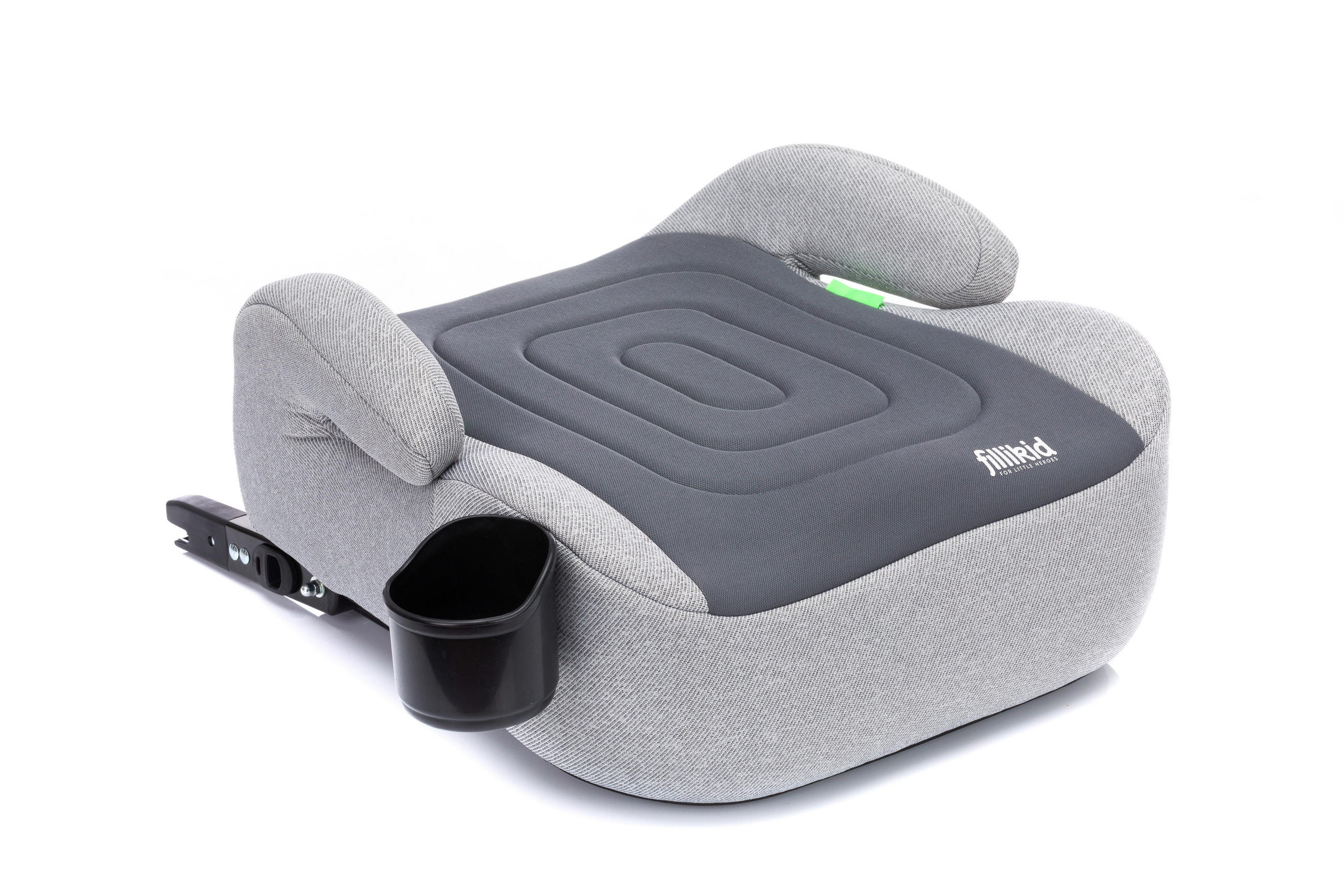PODSEDÁK DO AUTA - šedá/světle šedá, Basics, textil/plast (41/41/21,5cm) - Fillikid