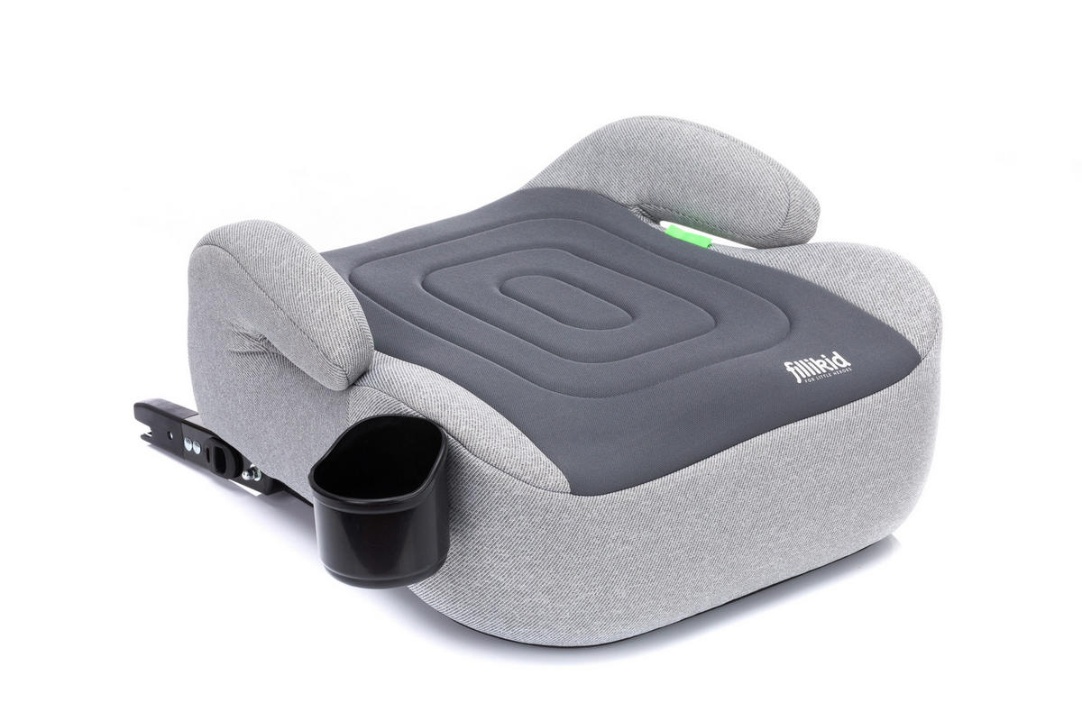 AUTOSITZERHÖHUNG Flip Auto Melange Grau   - Hellgrau/Grau, Basics, Kunststoff/Textil (41/41/21,5cm) - Fillikid