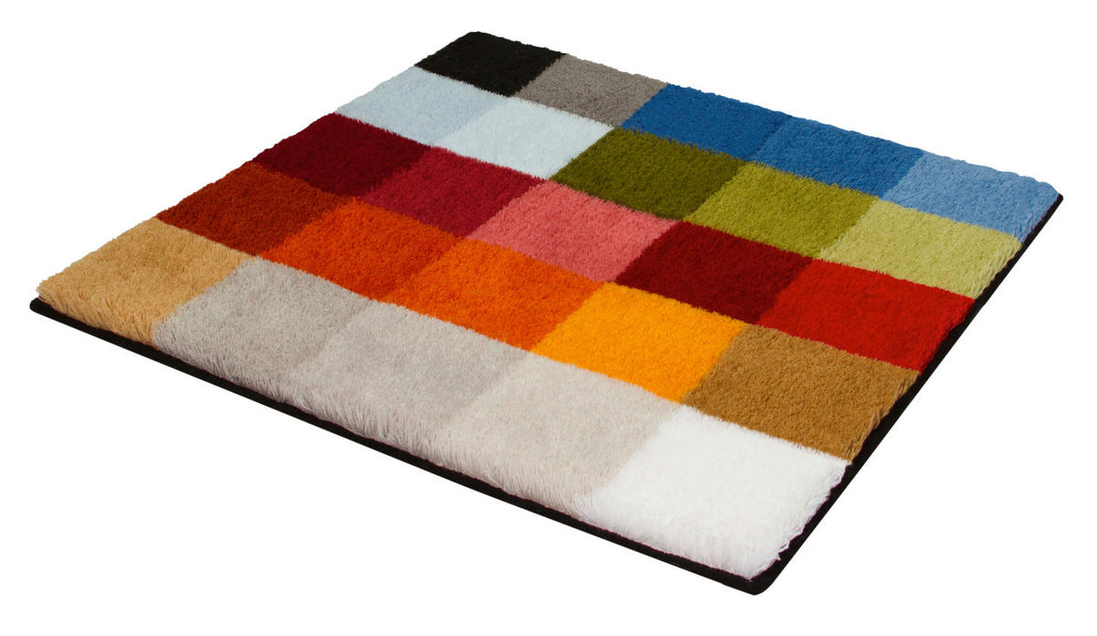 BADTEPPICH Multicolor 60/60 cm  - Multicolor, Design, Kunststoff/Textil (60/60cm) - Kleine Wolke