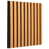 AKUSTIKPANEEL Echtholz, Nachbildung 40/40/2,1 cm 4 Stück  - Schwarz/Eiche Artisan, Trend, Holz/Holzwerkstoff (40/40/2,1cm) - Boxxx