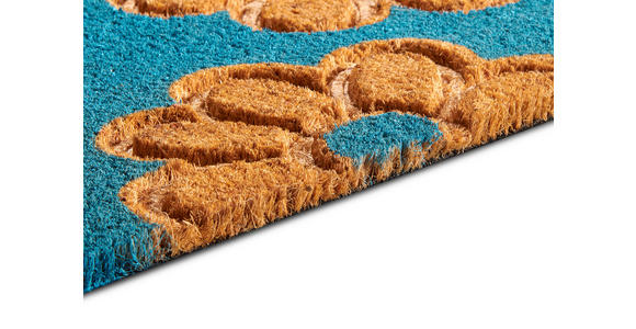 KOKOSMATTE 45/75 cm Mix Mats - Hellbraun/Hellblau, Basics, Naturmaterialien/Kunststoff (45/75cm) - Esposa