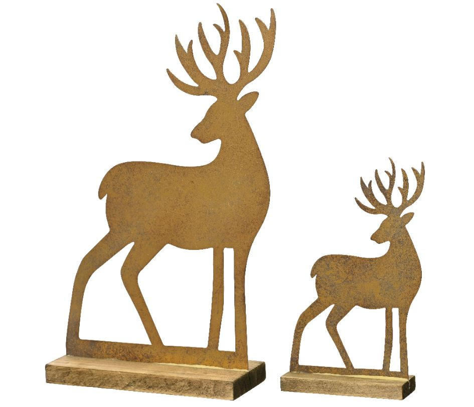 DEKORENTIER  - Goldfarben, Basics, Metall (8/25,00/38,5cm) - X-Mas