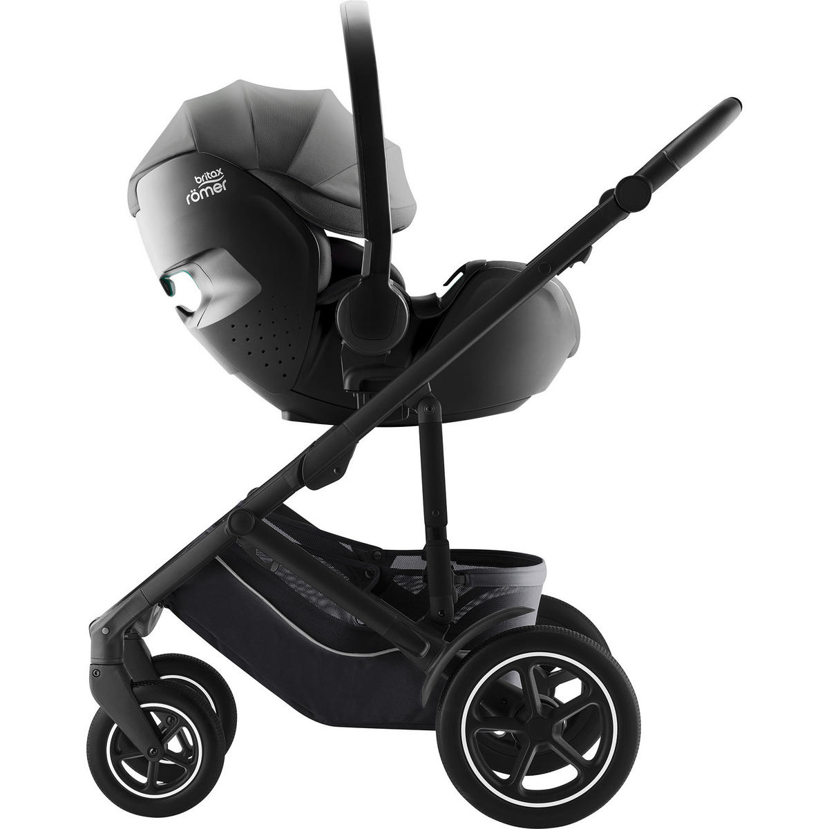 BABYSCHALE Baby-Safe Pro  - Anthrazit, Basics, Kunststoff/Textil (44/62,5/65,5cm) - Britax Römer