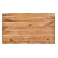 ESSTISCH 140/80/76 cm Echtholz  Holz, Metall rechteckig Eichefarben  - Eichefarben/Schwarz, LIFESTYLE, Holz/Metall (140/80/76cm) - Linea Natura