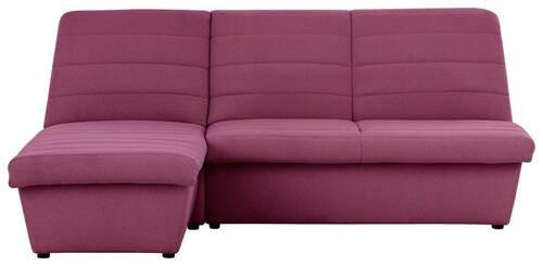 ECKSOFA Weinrot Webstoff  - Weinrot/Schwarz, Design, Kunststoff/Textil (168/214cm) - LOOKS by W.Joop