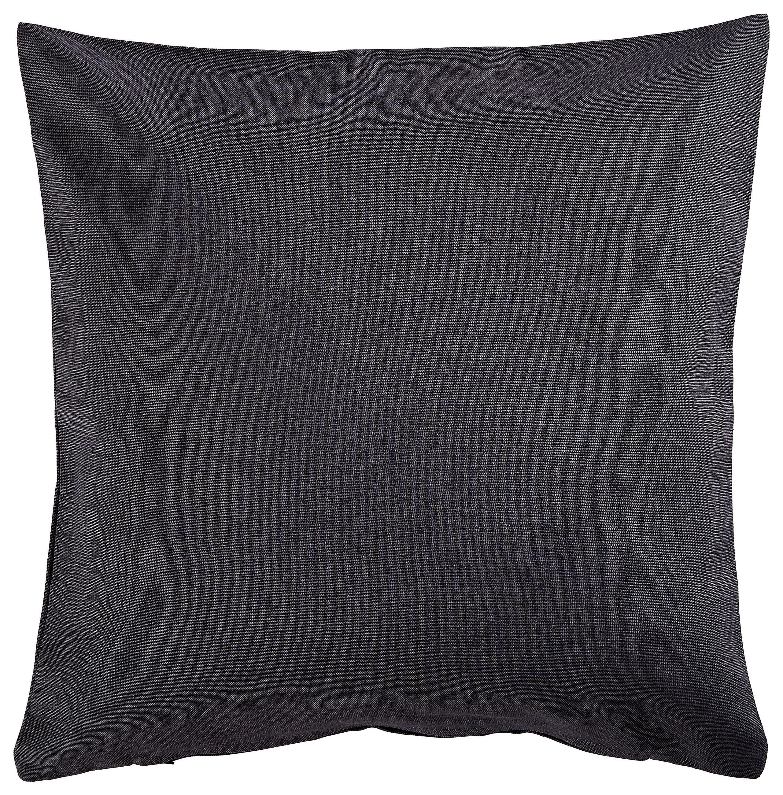 KISSENHÜLLE panama 40/40 cm  - Anthrazit, Basics, Textil (40/40cm) - Bio:Vio
