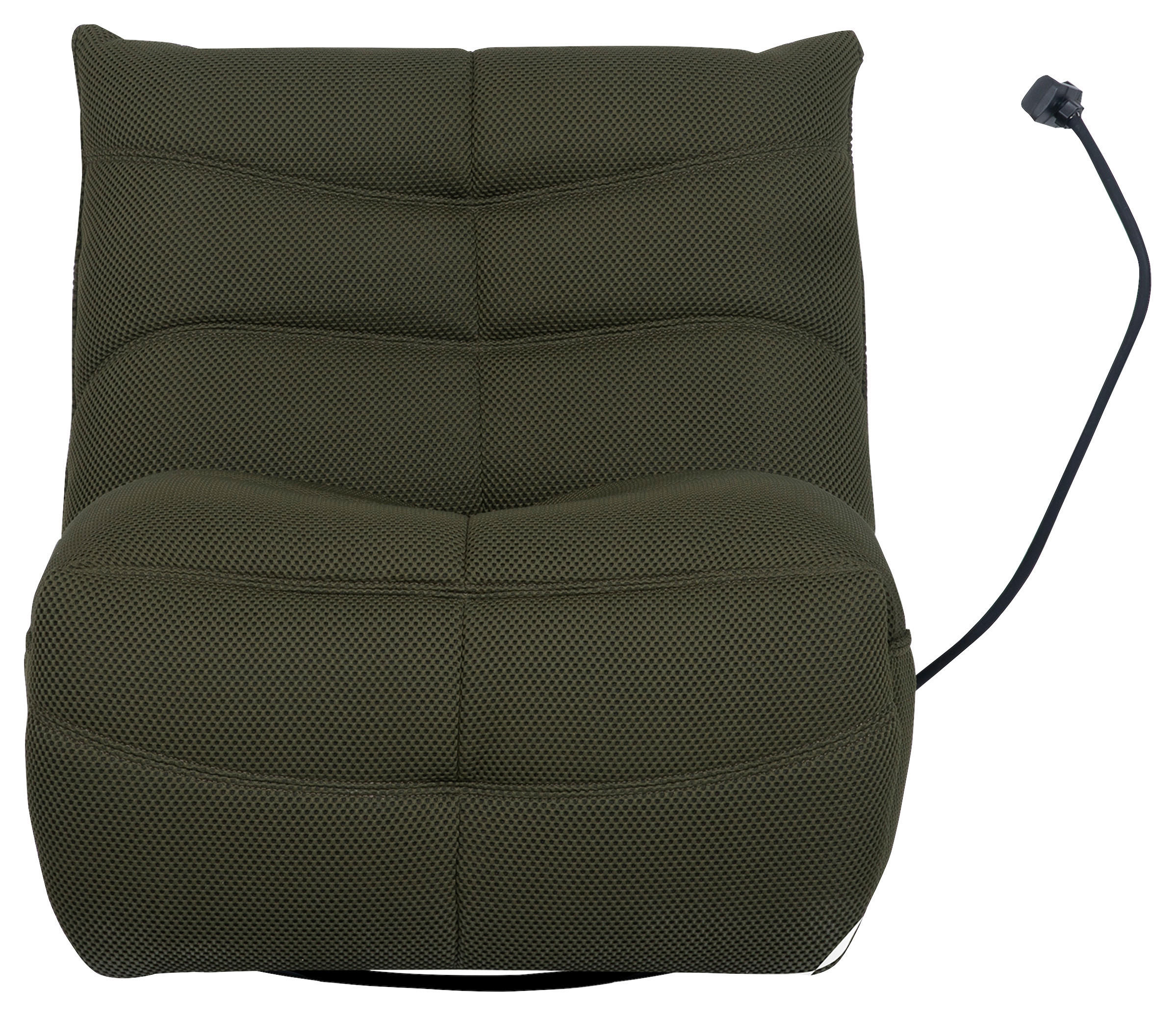 GUNGSTOL i vävt tyg grön  - grön/svart, Modern, metall/textil (91,4/92,7/107,9cm) - Livetastic