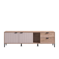 TV-ELEM 183/54/40 cm  - szürke tölgy/kasmír, Basics, faalapú anyag (183/54/40cm) - Hom`in