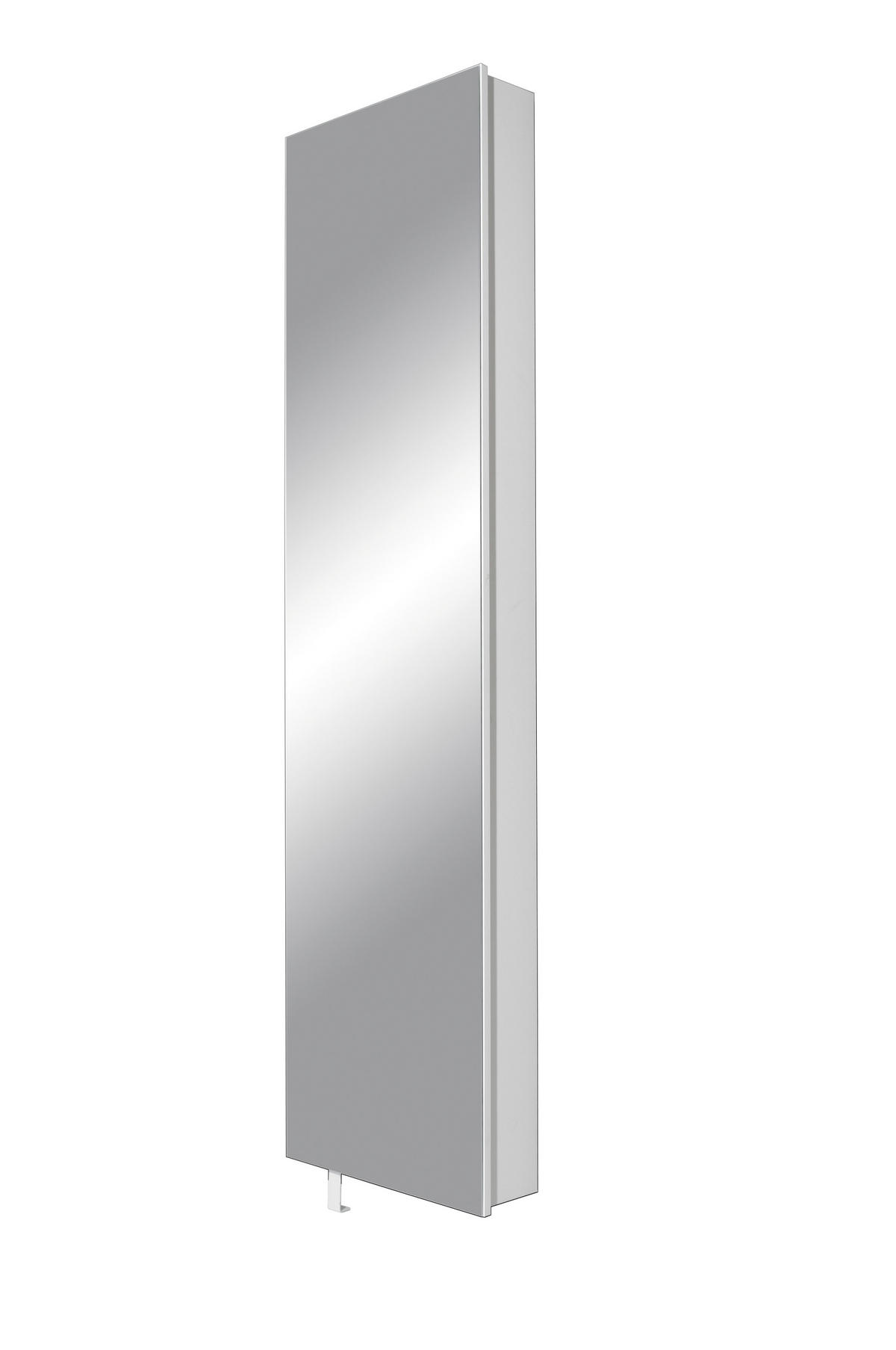 SCHUHSCHRANK Weiß  - Weiß, Design, Glas/Holz (50/195/18cm) - Xora