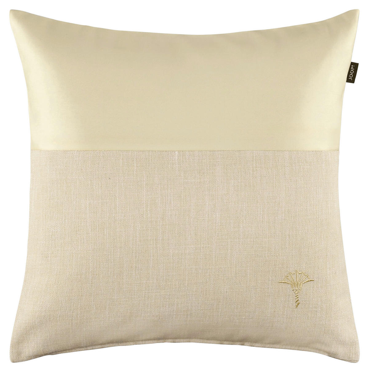 KISSENHÜLLE J!Split vanille 40/40 cm  - Gelb/Hellgelb, Design, Textil (40/40cm) - Joop!