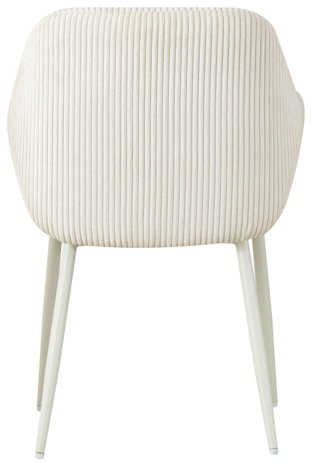 ŽIDLE S PODRUČKAMI, železo, manšestr, bílá - bílá, Design, kov/textil (57,5/84/61cm) - Xora