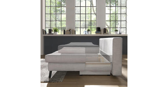 SCHLAFSOFA in Grün Textil - Schwarz/Grün, Design, Textil/Metall (200/85/90cm) - Xora