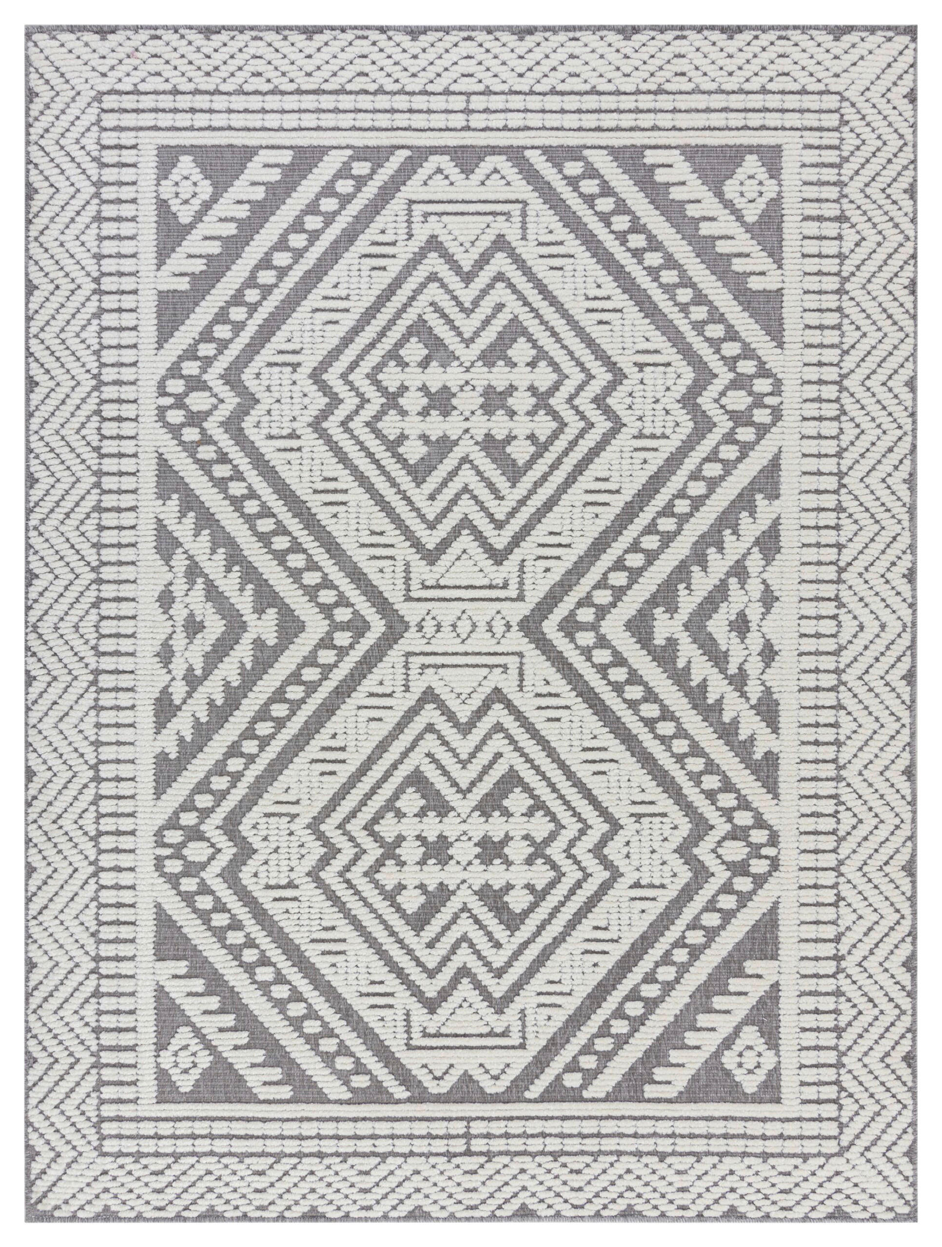 WEBTEPPICH 160/240 cm Verve  - Dunkelgrau, Basics, Textil (160/240cm)