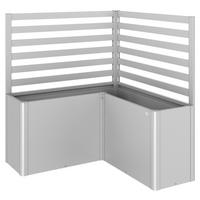 RANKGITTER ohne Hochbeet  - Silberfarben, Basics, Metall (152/91/152cm) - Biohort