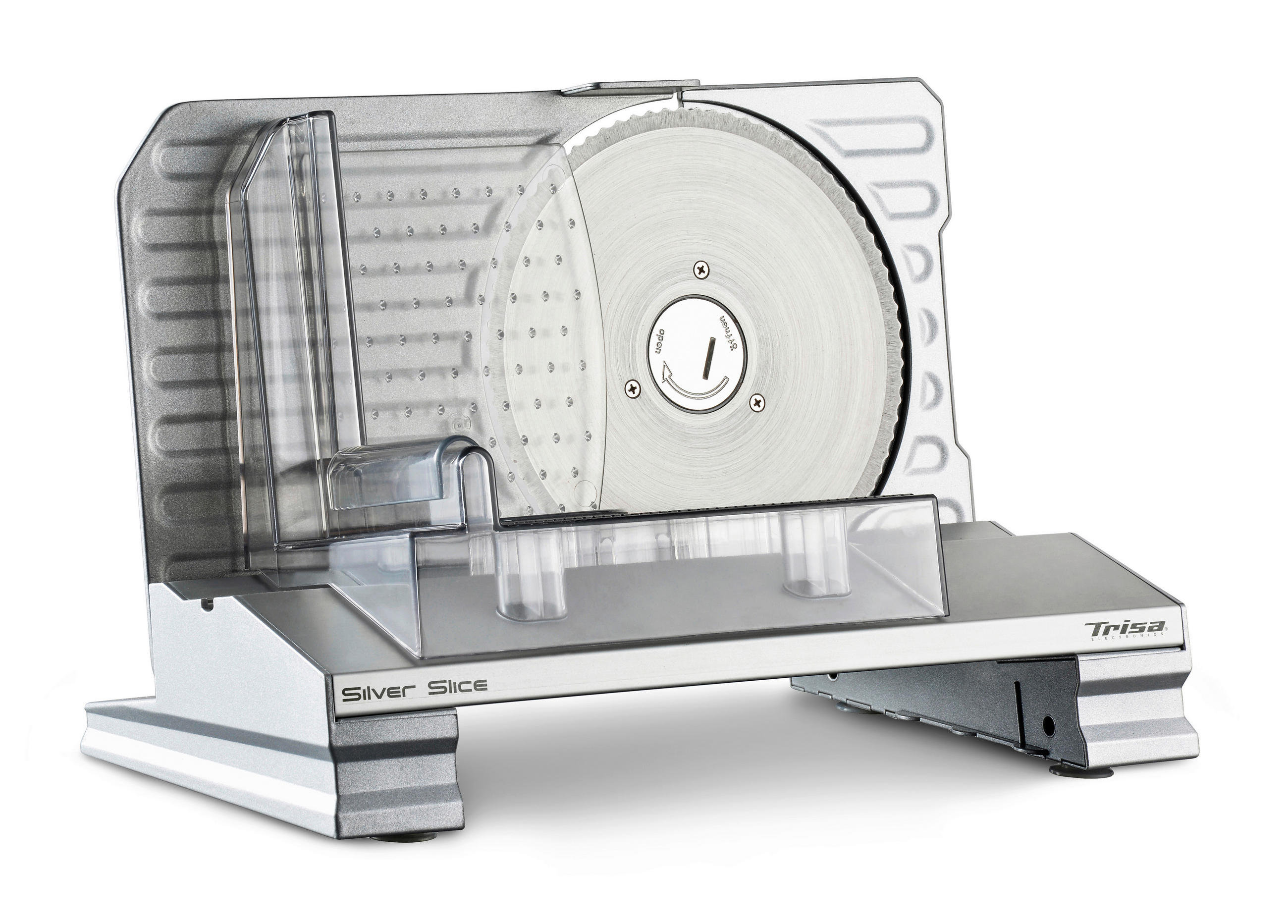ALLESSCHNEIDER   - Silberfarben, Design, Metall (36,40/27,30/19,60cm) - Trisa Electronics