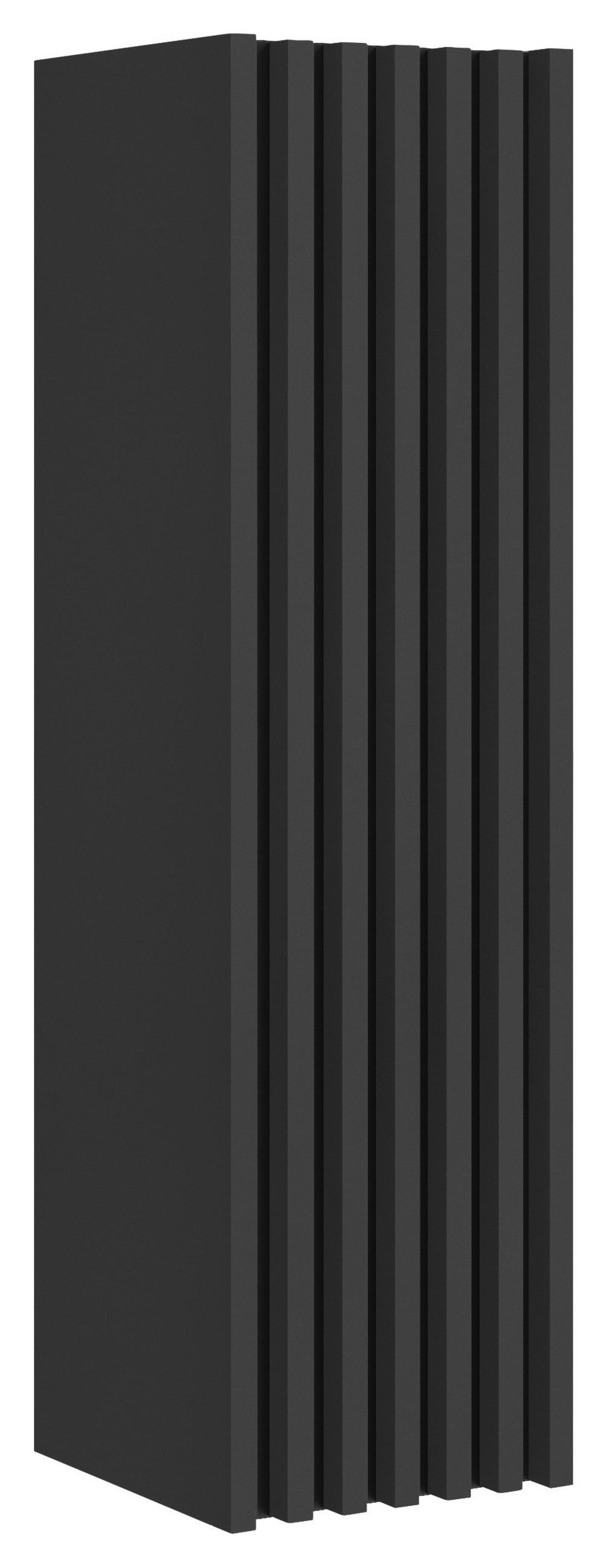 DULAP MEDIU 35/125/36 cm  - negru, Modern, material pe bază de lemn (35/125/36cm) - Welnova