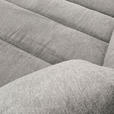 ECKSOFA Hellgrau Flachgewebe  - Hellgrau/Schwarz, KONVENTIONELL, Holz/Textil (275/180cm) - Carryhome