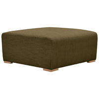 HOCKER in Textil Grün  - Buchefarben/Grün, Konventionell, Holz/Textil (101/44/92cm) - Livetastic