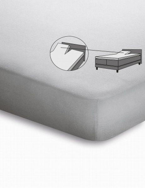 SPLIT TOPPER Jersey - Dunkelgrau, Basics, Textil (180-200/200-220cm) - Schlafgut