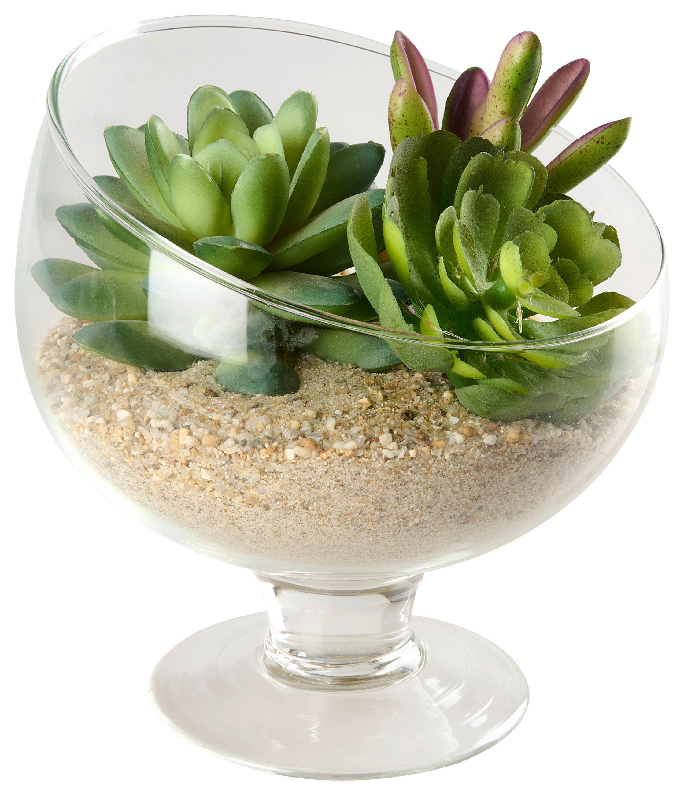 DÍSZTÁL - Basics, Üveg (15/14cm) - Ambia Home