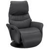 RELAXSESSEL in Leder Dunkelgrau  - Dunkelgrau/Anthrazit, Design, Leder/Metall (78/111/85cm) - Himolla Komfortklass