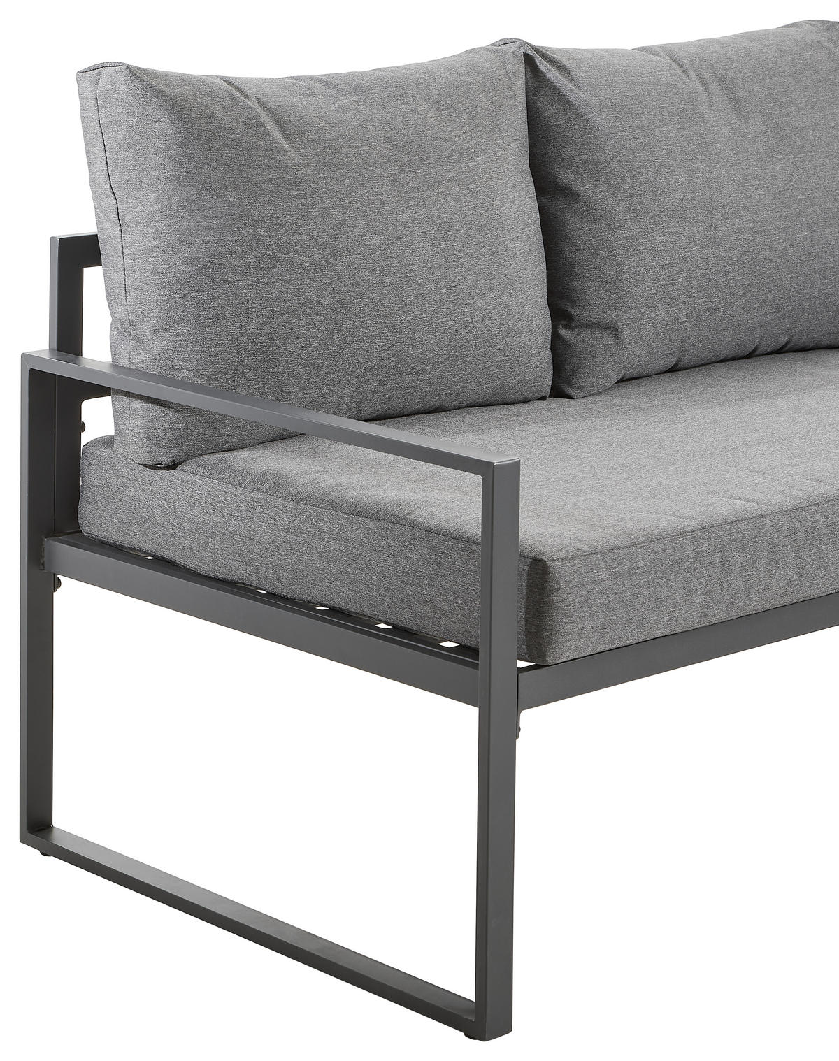 LOUNGE ÉTKEZŐGARNITÚRA 16 részes  172/245 cm   - fekete/antracit, Modern, Üveg/textil (172/245cm) - Ambia Garden
