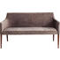 SITZBANK in Textil Grau - Walnussfarben/Grau, Trend, Holz/Textil (164/88/62cm) - Kare-Design SITZBANK in Textil Grau - Walnussfarben/Grau, Trend, Holz/Textil (164/88/62cm) - Kare-Design