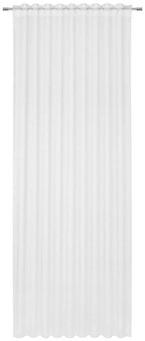 FERTIGVORHANG MINO halbtransparent 140/245 cm - Weiß, KONVENTIONELL, Textil (140/245cm) - Dieter Knoll
