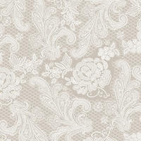SERVIETTE  33/33 cm   - Taupe/Multicolor, Basics, Papier (33/33cm) - PPD