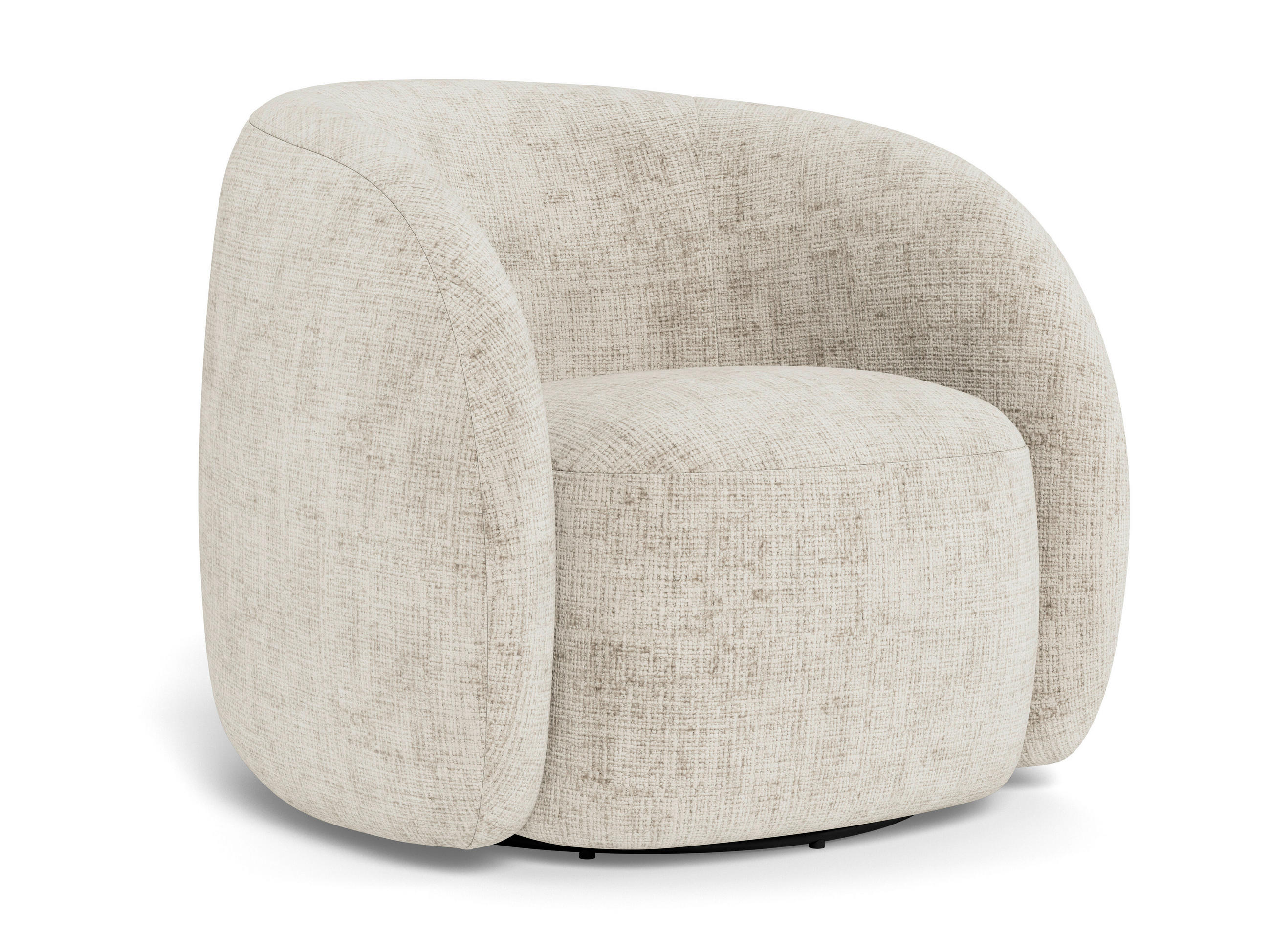 Thumbnail - Livetastic Sessel Lodi, Beige, Metall, Textil, 81x76x83 cm, Made in EU, Sitzfläche 360° drehbar, Wohnzimmer, Sessel, Son...