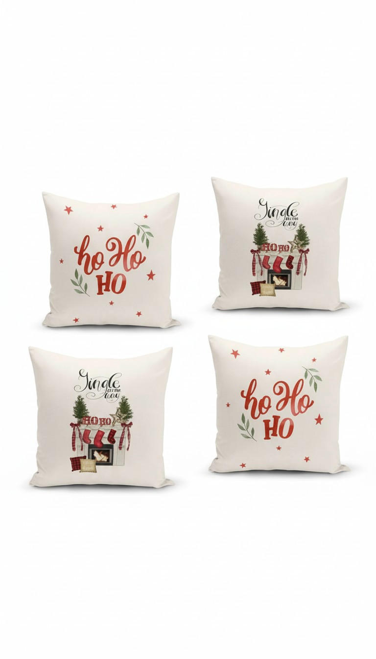 KISSENBEZUG-SET 43/43 cm  - Multicolor, Basics, Textil (43/43cm) - X-Mas