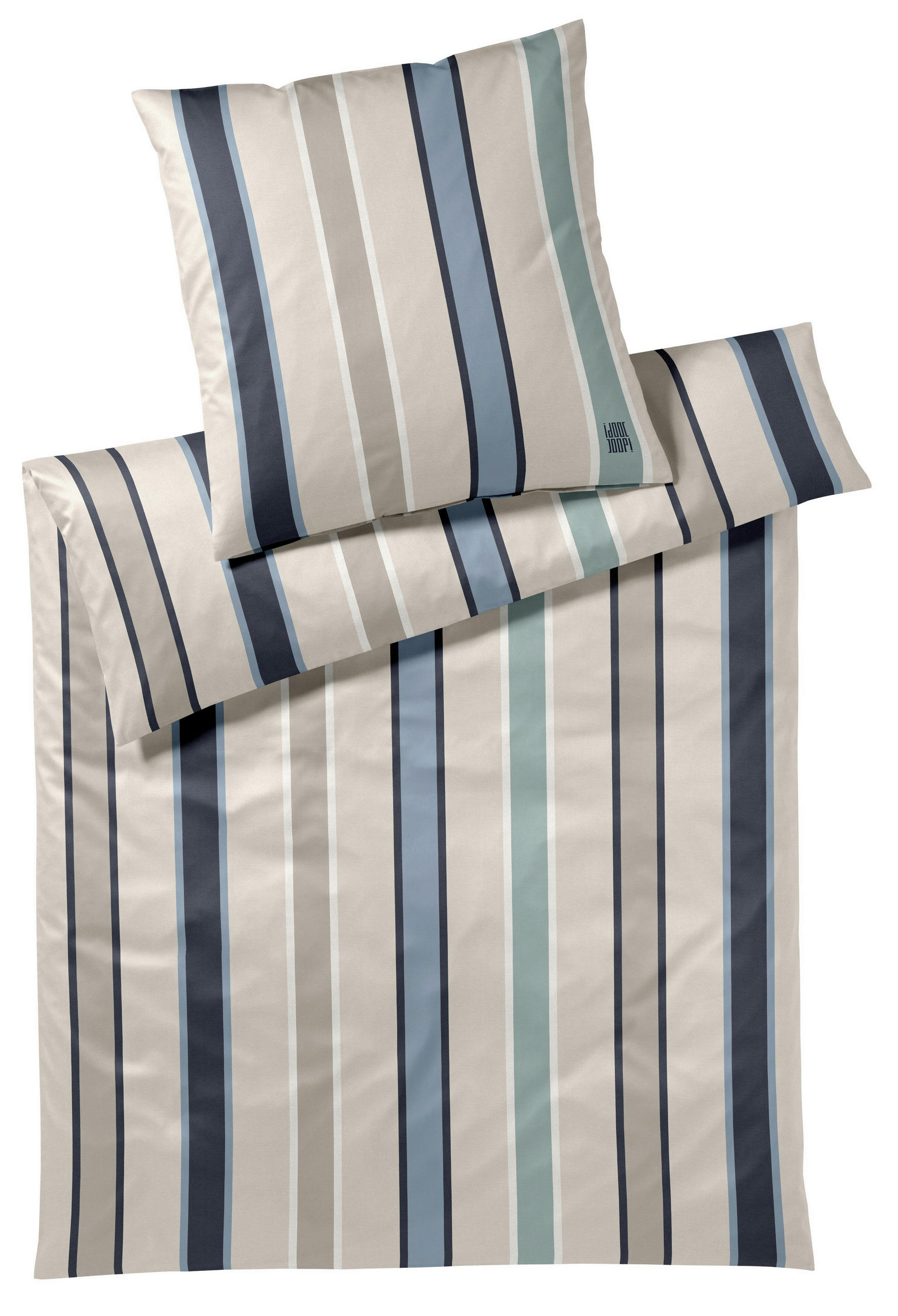 POSTEĽNÁ BIELIZEŇ, makosatén, modrá, 140/200 cm  - modrá, Basics, textil (140/200cm) - Joop!