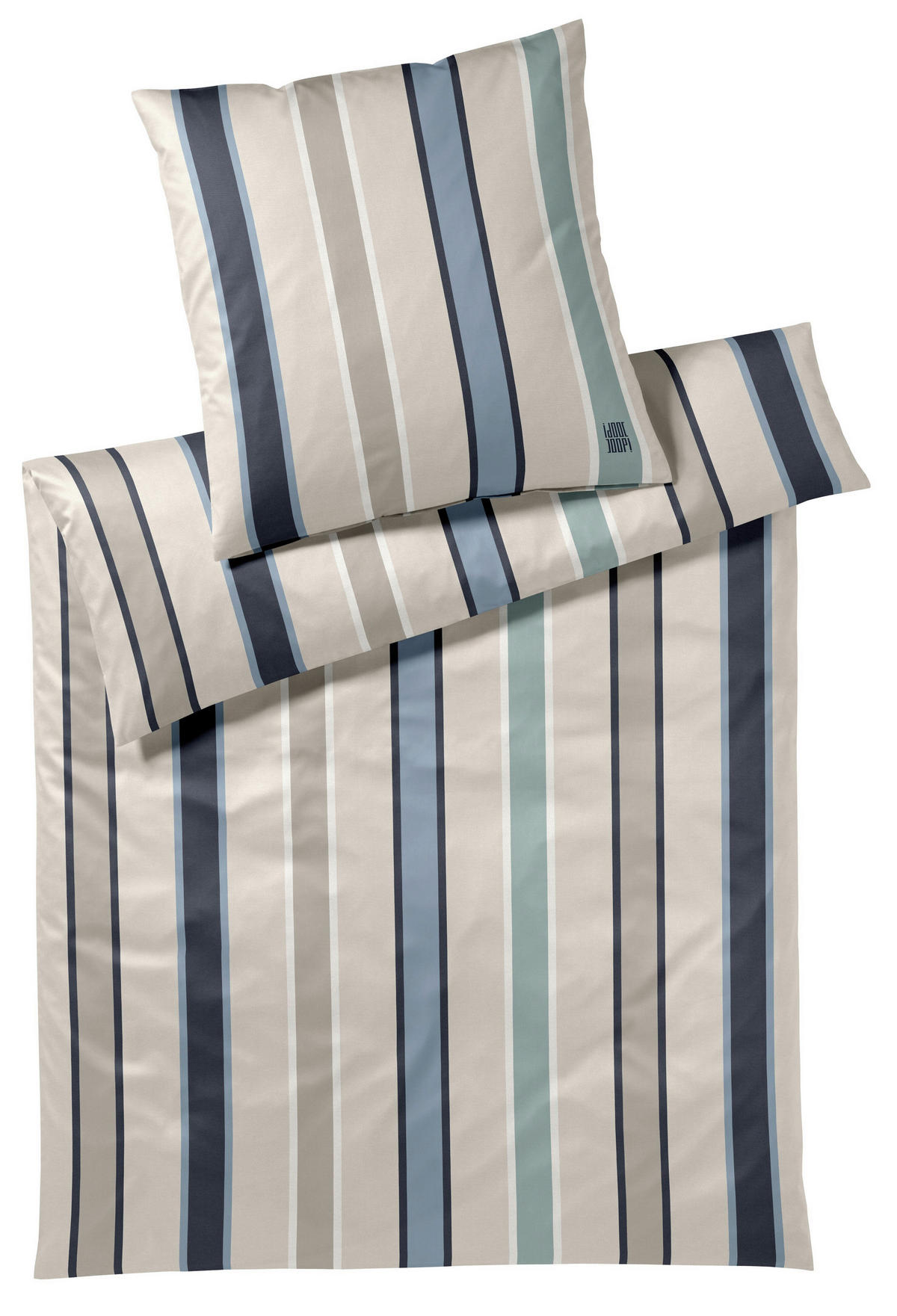 POSTEĽNÁ BIELIZEŇ, makosatén, modrá, 140/200 cm  - modrá, Basics, textil (140/200cm) - Joop!