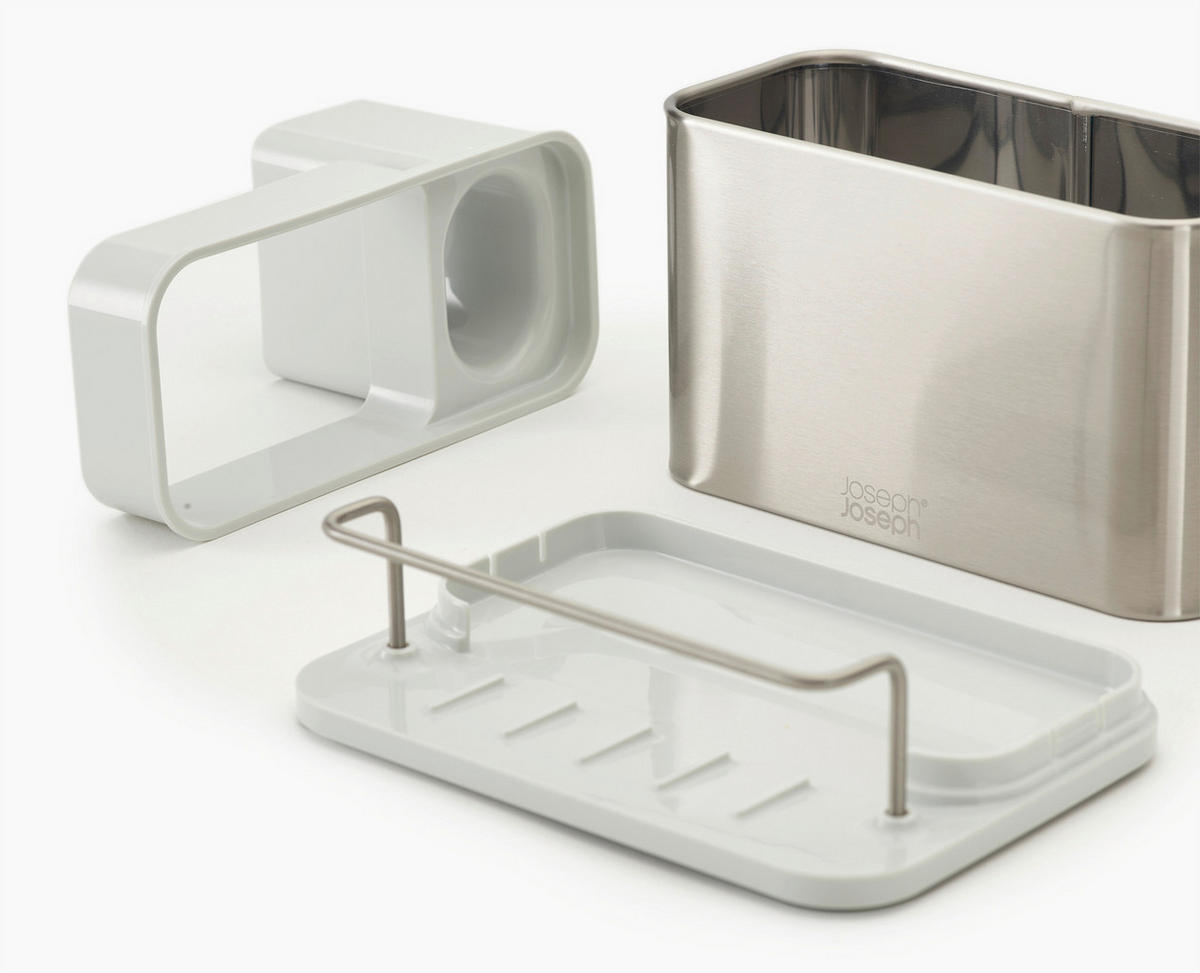 DRŽAČ ZA SUNĐER Surface  - svetlosiva, Osnovno, metal/plastika (18/12,5/12,8cm) - Joseph Joseph