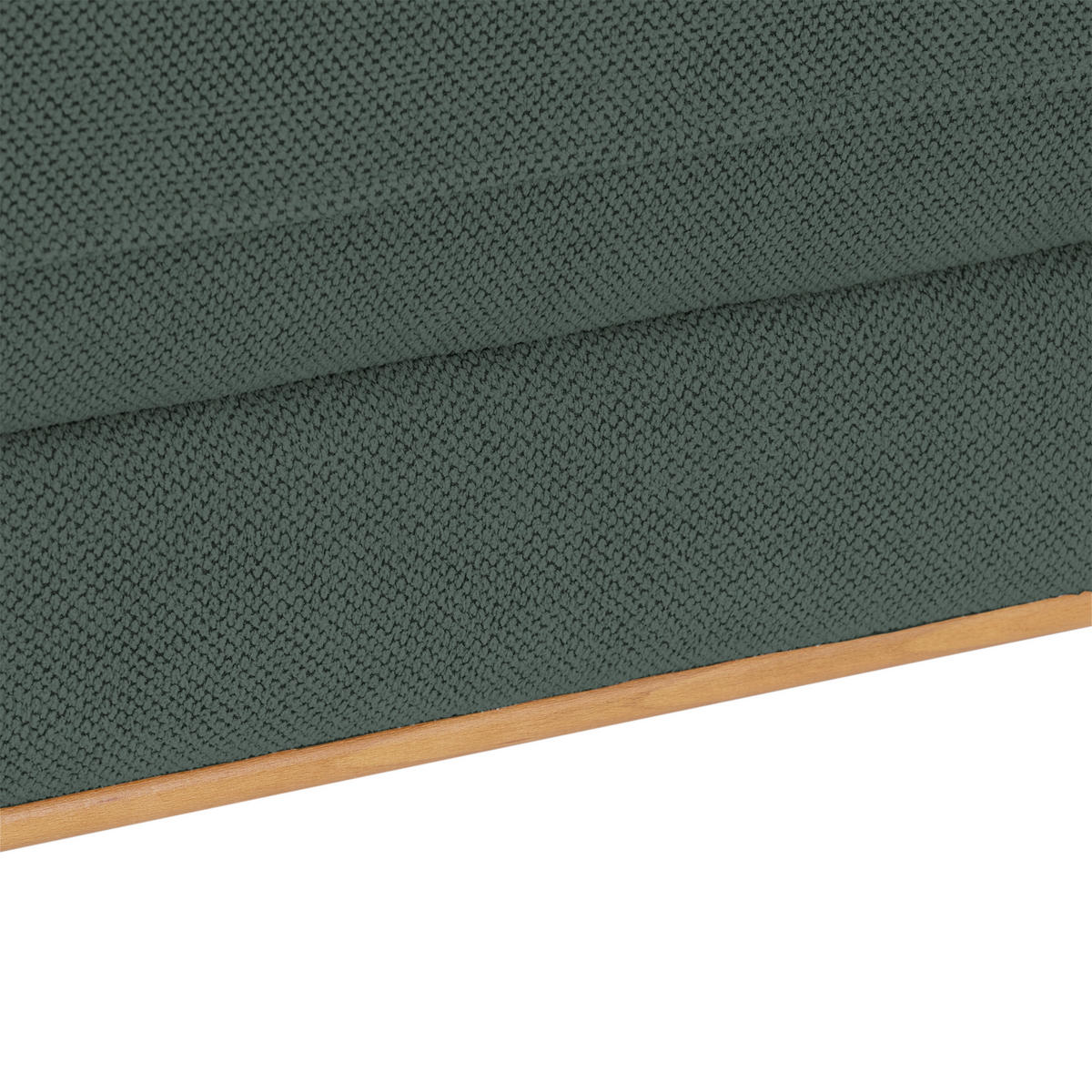 ECKSOFA in Waldgrün  - Waldgrün/Schwarz, Modern, Textil/Metall (238/162cm) - Ondega