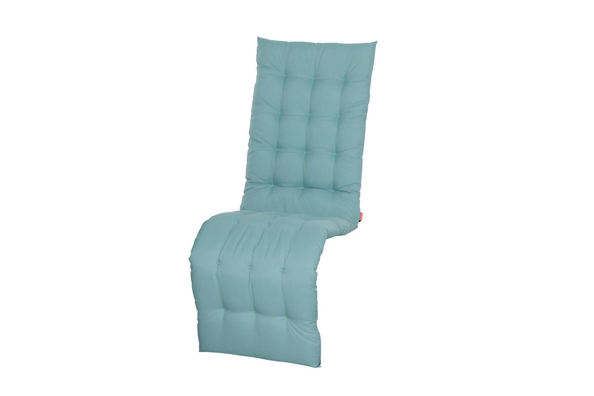 LIEGENAUFLAGE Uni  - Türkis, KONVENTIONELL, Textil (48/6/160cm) - Siena Garden