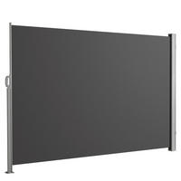 MARKISE - Anthrazit/Silberfarben, Basics, Kunststoff/Metall (400/200cm)