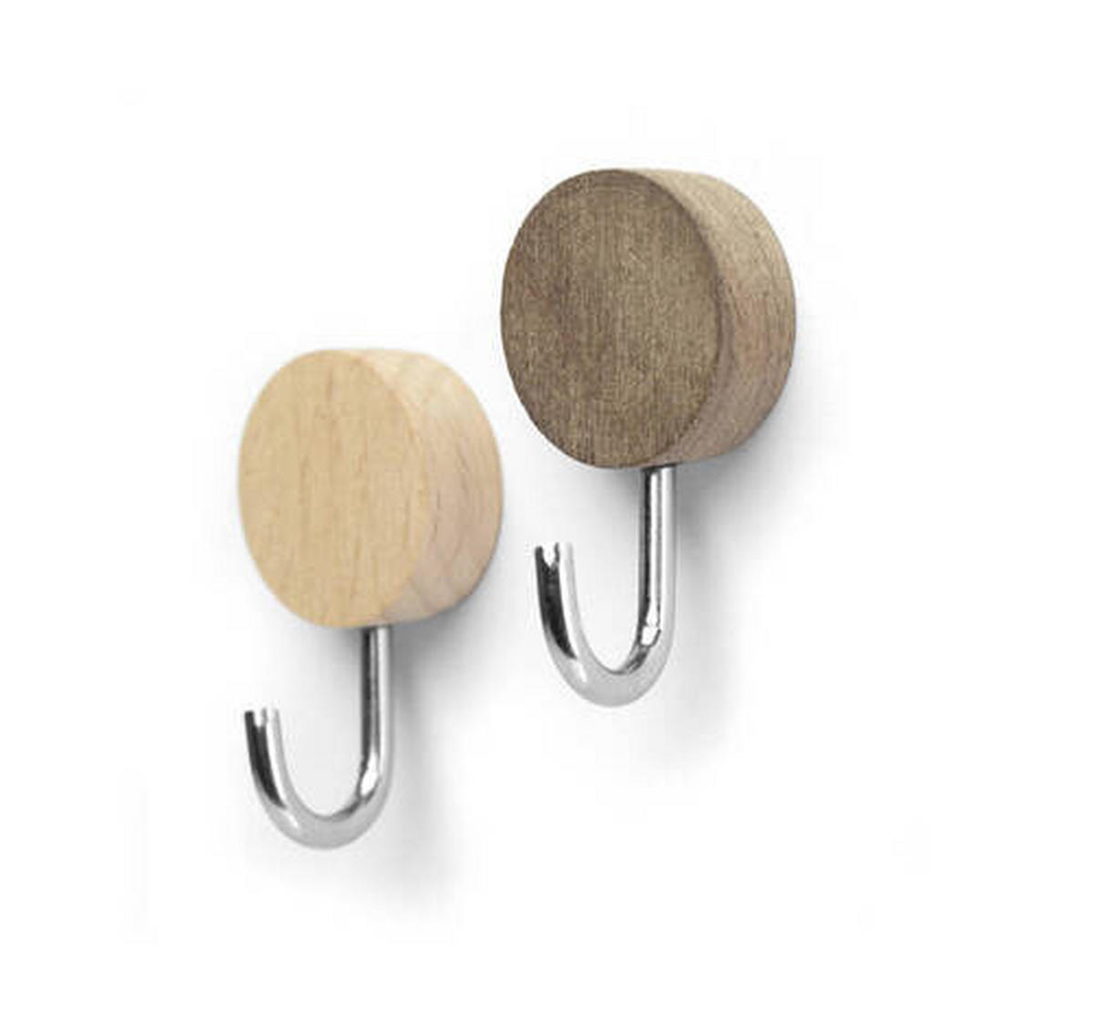 MAGNETSET 1,0/4,3 cm  - Braun, Basics, Holz/Metall (1,0/4,3cm)