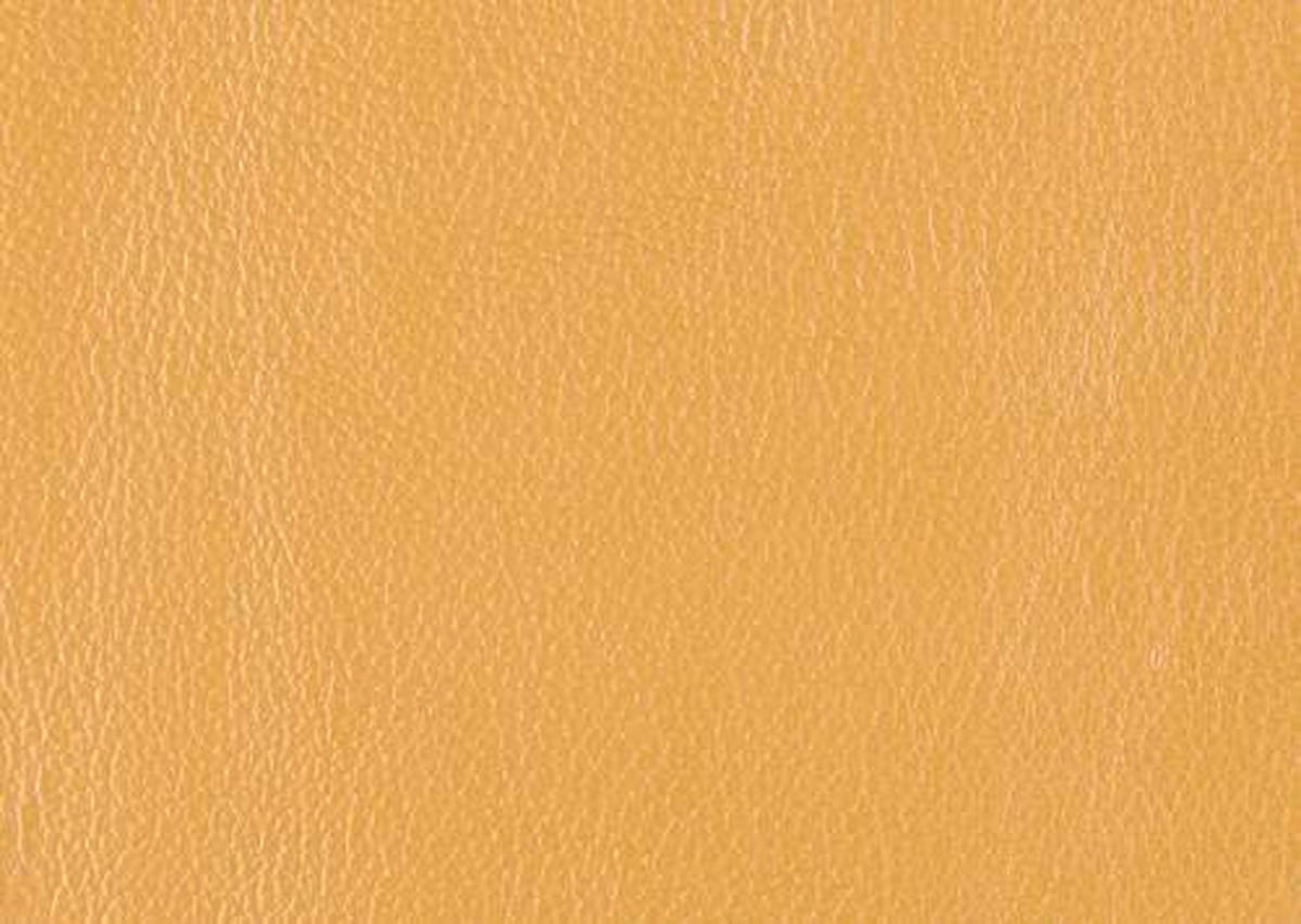 2-SITZER-SOFA Echtleder Currygelb  - Currygelb/Schwarz, Design, Leder/Metall (180/82/92cm) - Johann Jakob